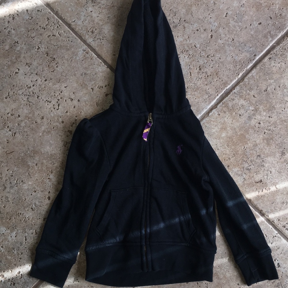 Ralph Lauren Black Hoodie Jacket